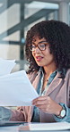 Frustrated, business or woman throwing documents in office for difficult tasks, deadline or mistake. Stress, female person or employee with paperwork, pressure or strain for busy schedule or chaos