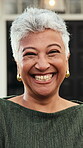 Real estate, face or senior woman in front yard with pride, fresh start or investment in dream home. Property, happy or old person with portrait, retirement achievement or confidence as new homeowner