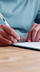 People, hands and documents in office with signature, legal agreement or official contract. Notary, writing and paperwork in law firm for authentication, authorization and consent with point on forms