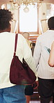 University, friends and walk on campus with class, student community and scholarship for education. Back, people or college classmates with books, youth development and opportunity to learn together.